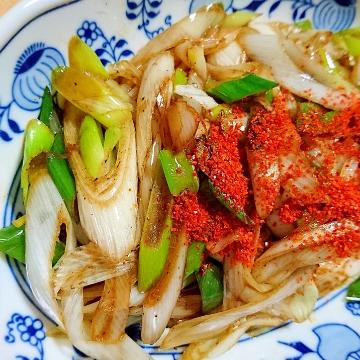 風邪予防に！長ネギの醤油炒め